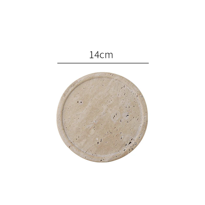 Natural Travertine Stone Vanity Tray