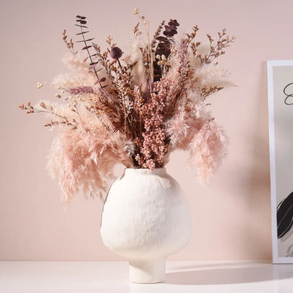 Handmade Stoneware Pedestal Vase