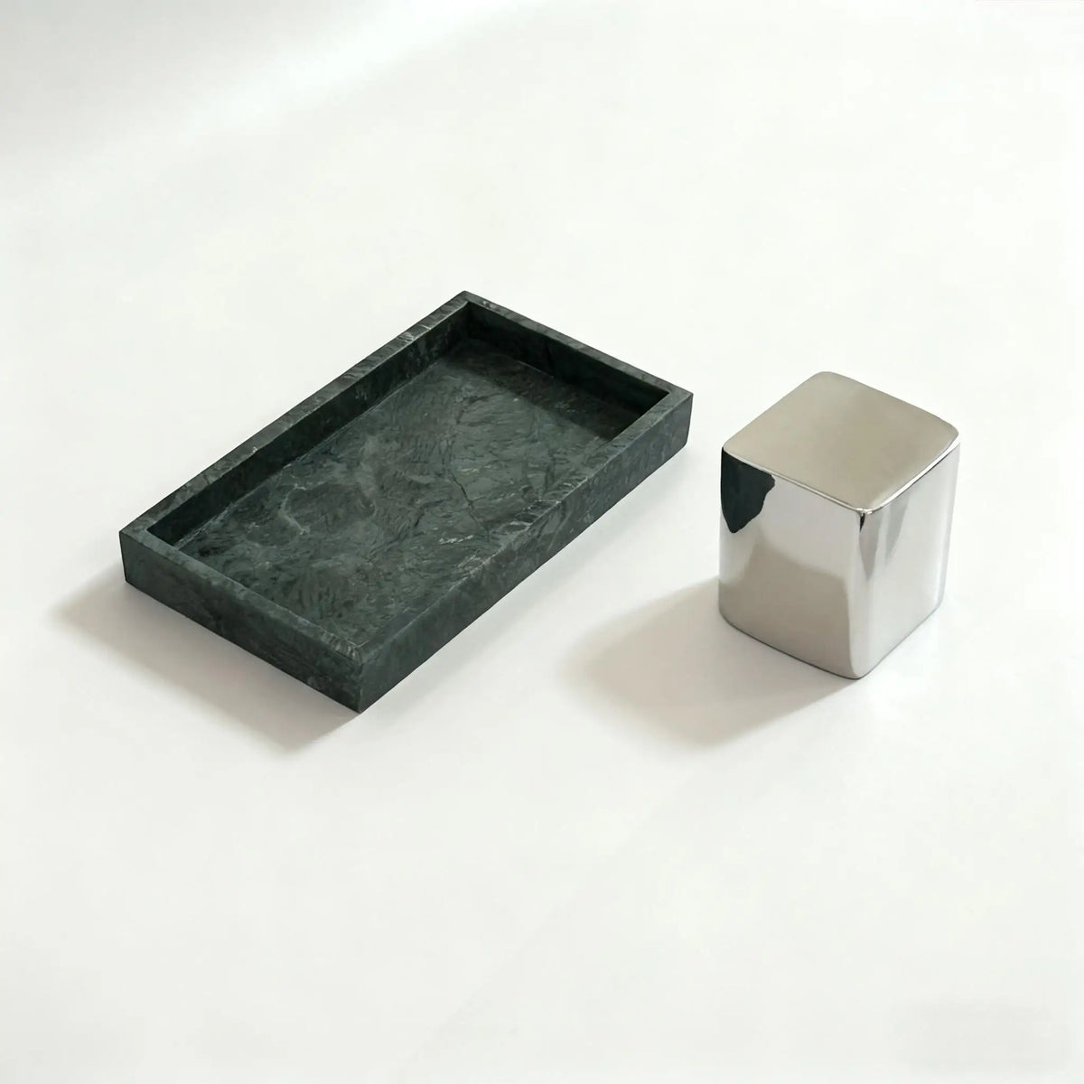 Green Marble Rectangular Tray