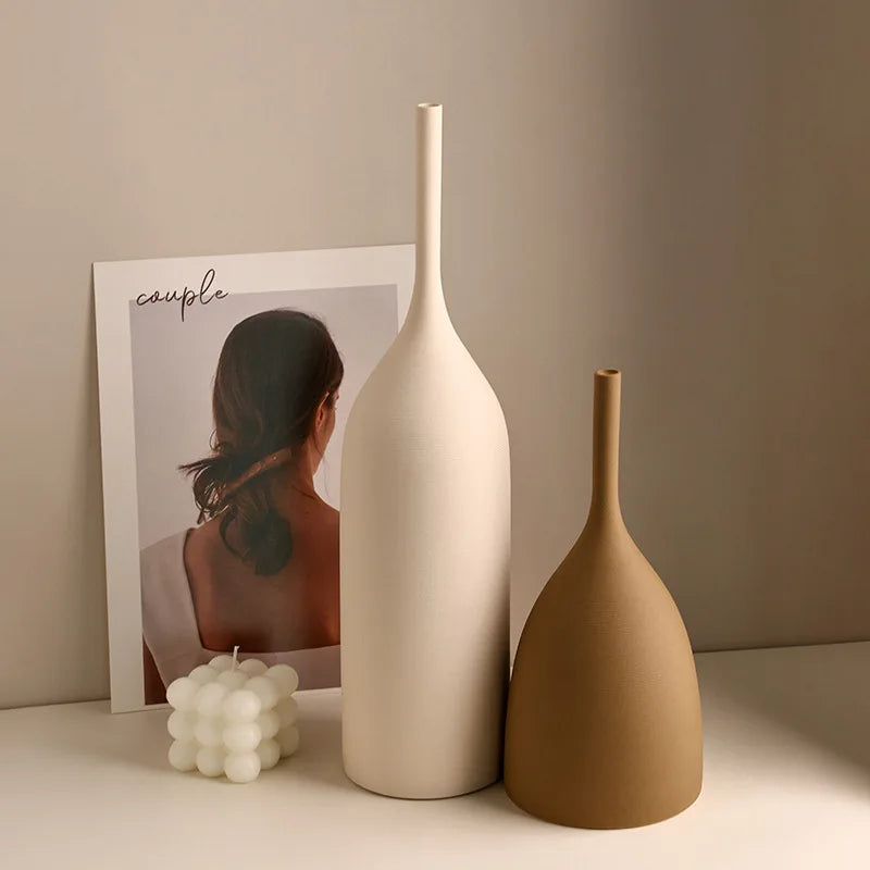Handmade Morandi Ceramic Vase