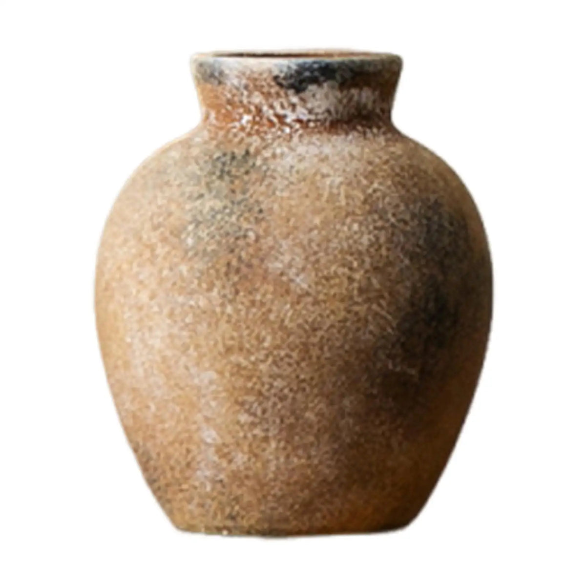 Wabi-Sabi Ceramic Jar Vase