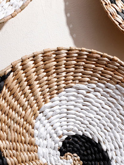 Woven Seagrass Wall Basket