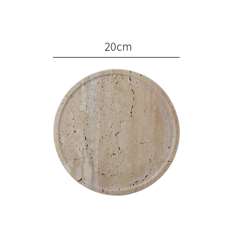 Natural Travertine Stone Vanity Tray