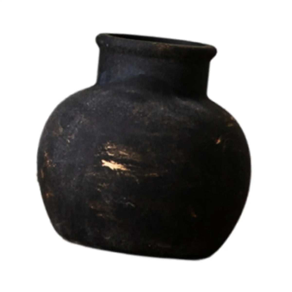 Wabi-Sabi Ceramic Jar Vase