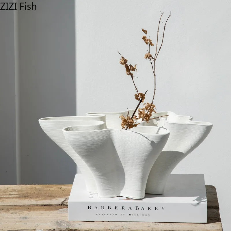 Sculptural Ceramic Coral Vase
