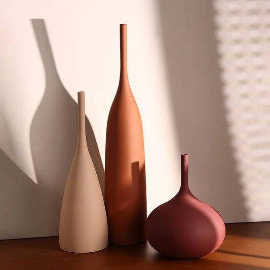 Handmade Morandi Ceramic Vase