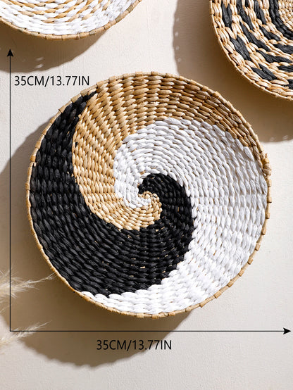 Woven Seagrass Wall Basket