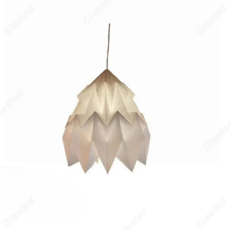 Folded Paper Pendant Light