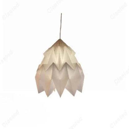 Folded Paper Pendant Light