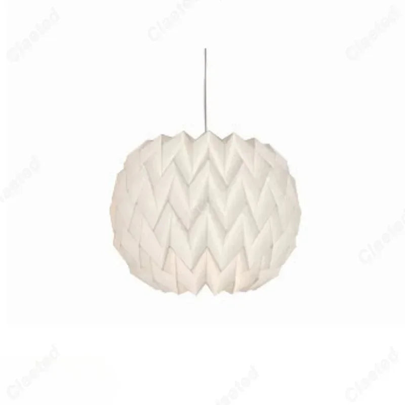 Folded Paper Pendant Light
