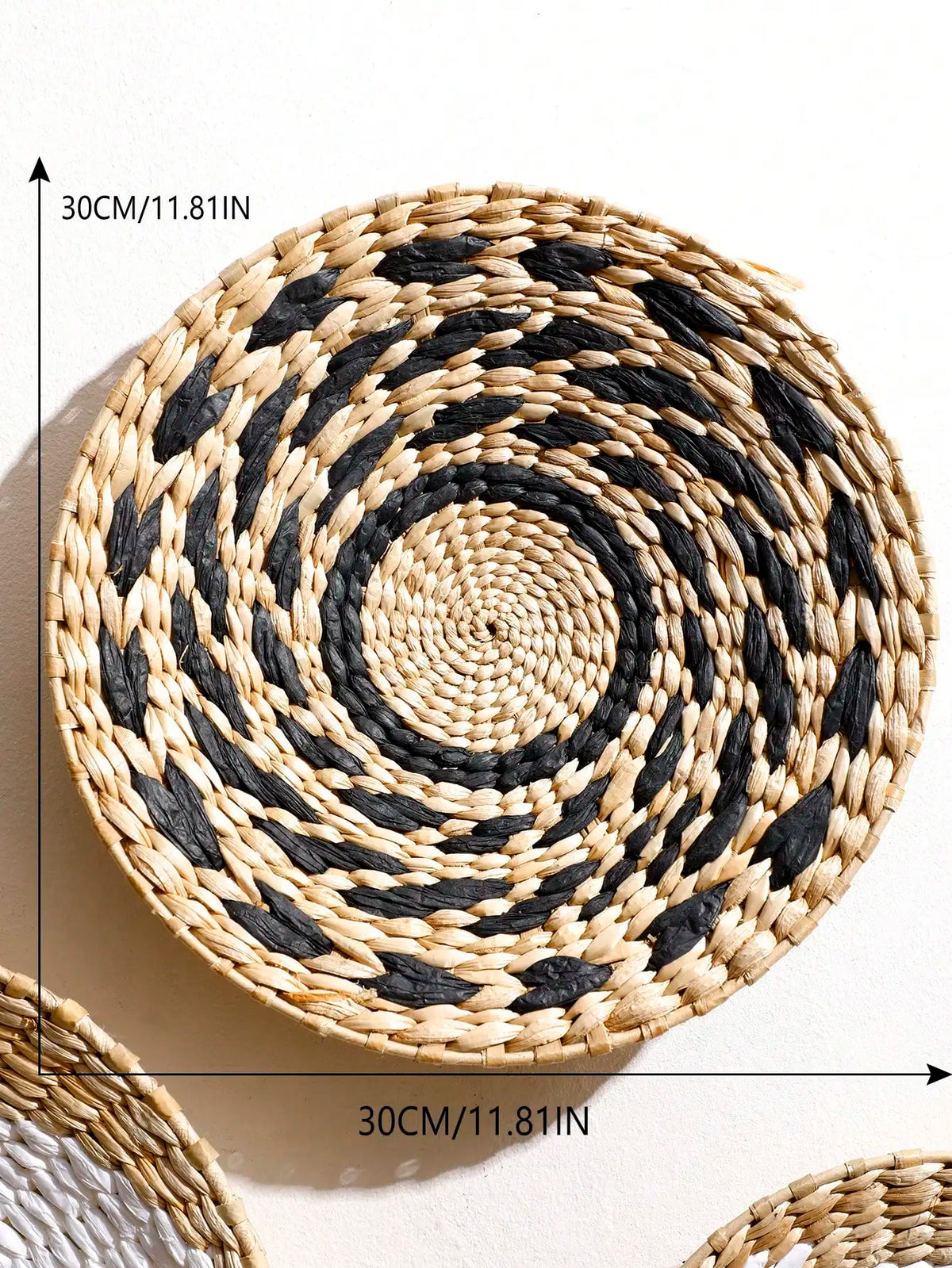 Woven Seagrass Wall Basket