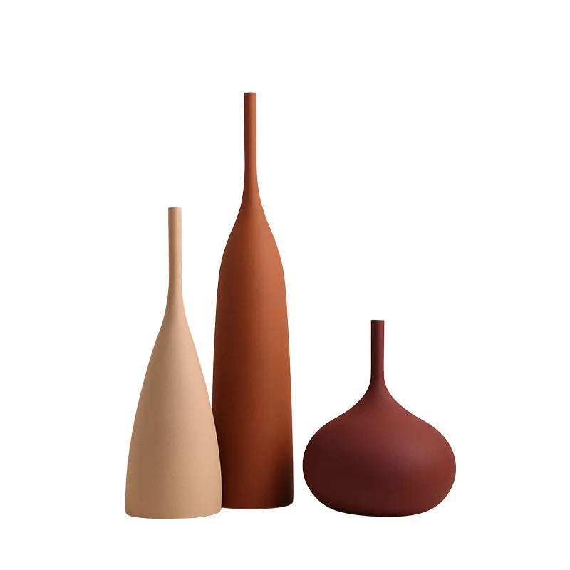 Handmade Morandi Ceramic Vase