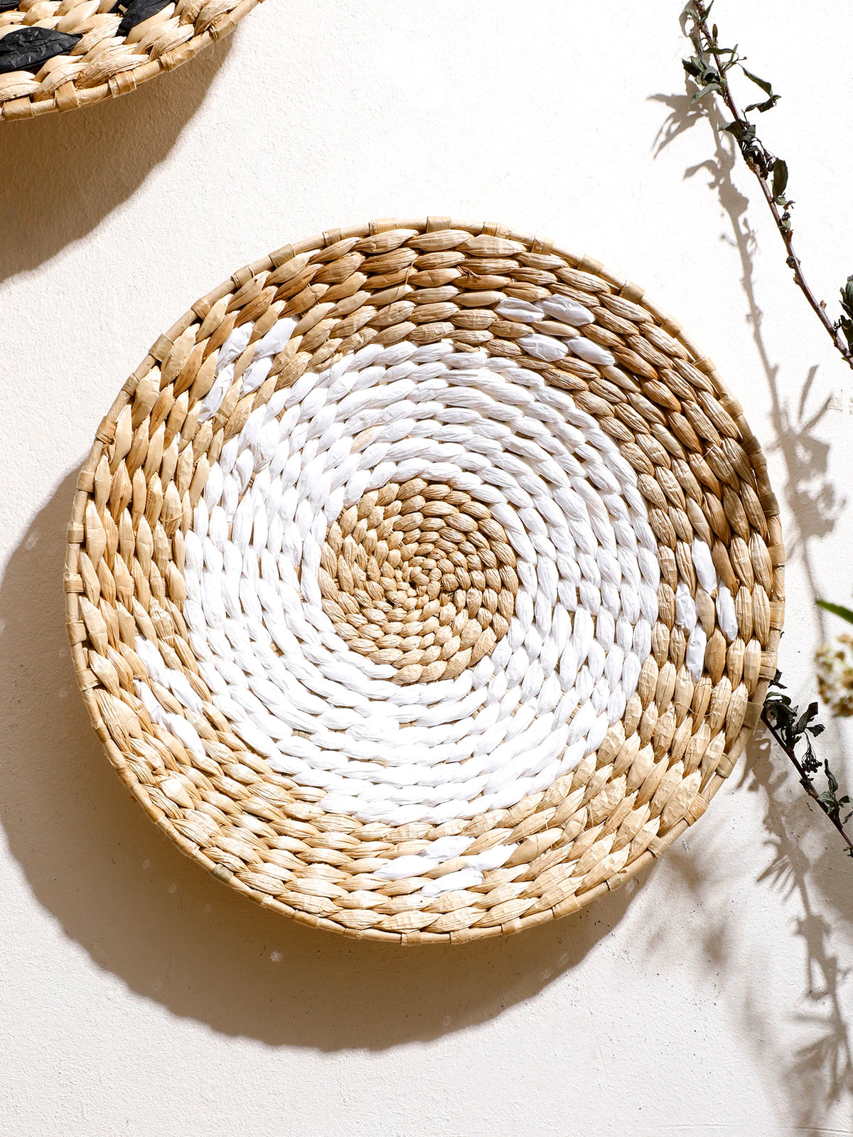Woven Seagrass Wall Basket