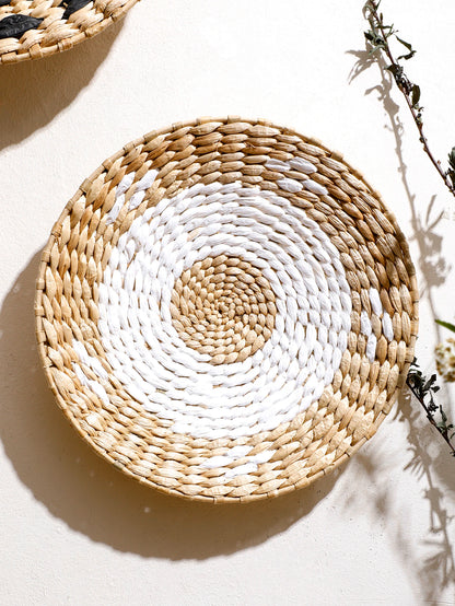 Woven Seagrass Wall Basket