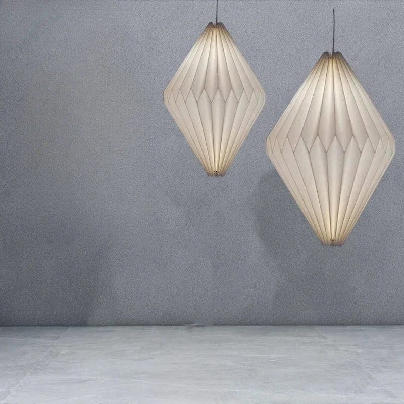 Folded Paper Pendant Light
