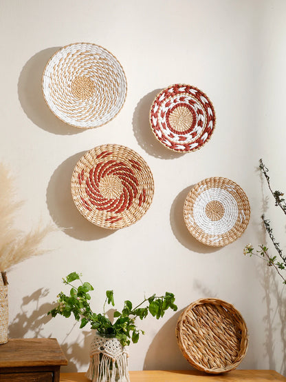 Woven Seagrass Wall Basket