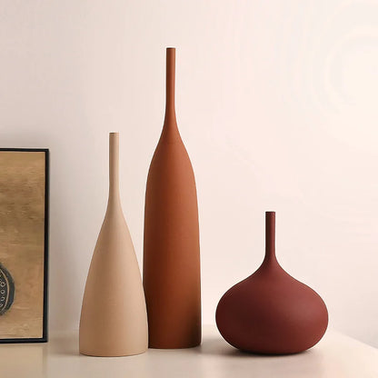 Handmade Morandi Ceramic Vase