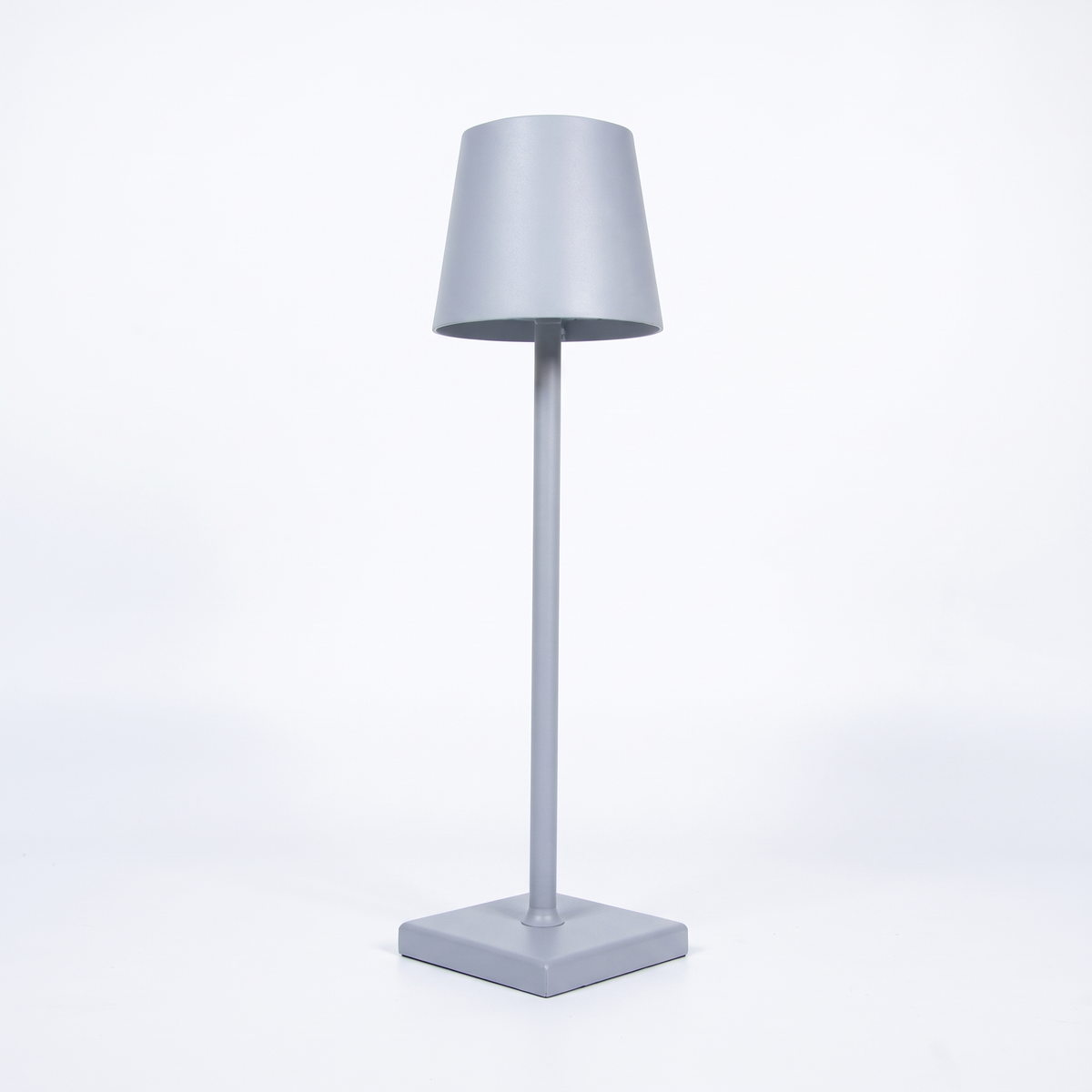 Cordless table lamp – Grey, on a white background