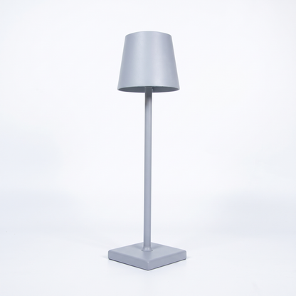 Cordless table lamp – Grey, on a white background