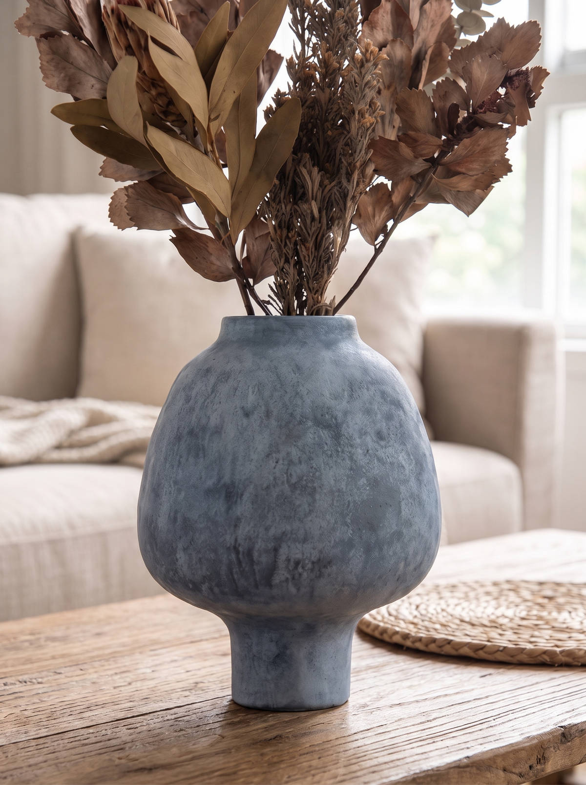 Close view of hand made pottery texture